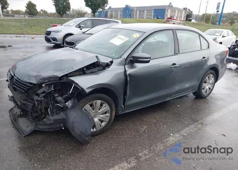 2014 Volkswagen Jetta 1.8T Se из США, поврежденный, VIN 3VWD17AJ6EM298960